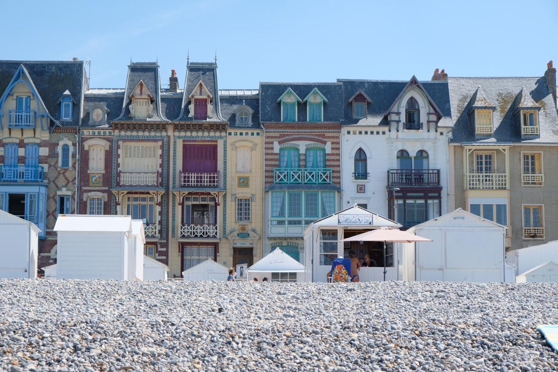 Villa Adele, Bow-Window Vue Mer -Appt 04 Mers-les-Bains Buitenkant foto